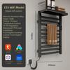 Household Intelligent Constant Temperature Drying Bathroom Towel Bar Touch Control Storage Rack Electric Towel Rack