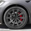 IASD9 4pcs/set Hub Caps for Tesla MODEL X 22 Inch Center Cap Wheels #1620238-00-A Replacement Hub Caps Logo Car Decoration Accessories