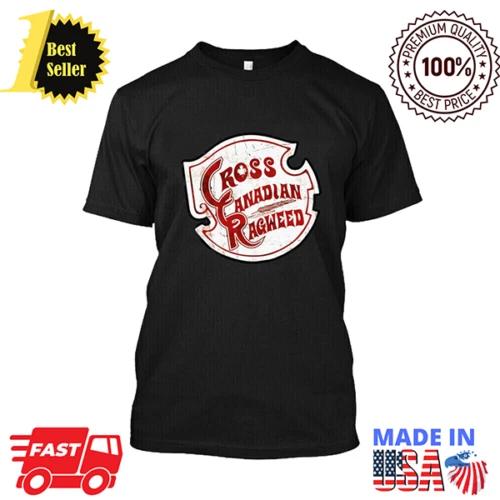 CROSS CANADIAN RAGWEED Logo Design T-shirt Holiday Gift Tee 2XL