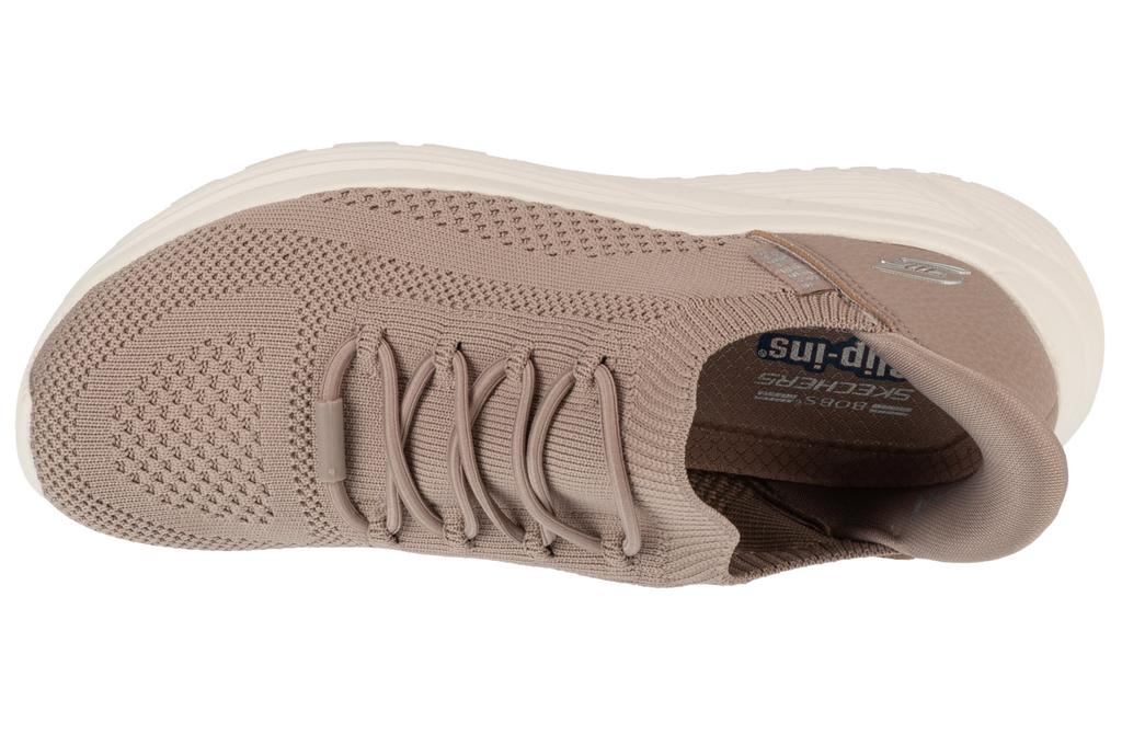 Skechers Slip-Ins: Bobs Sparrow 2.0 - Lucky Run, Womens Beige Sneakers