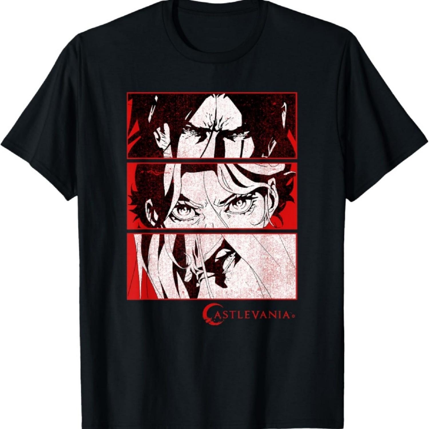 Castlevania Злые Глаза Групповой Панельный Постер Футболка S