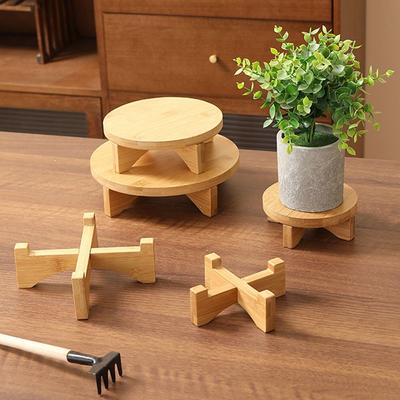 Supporto per Esposizione Bonsai in Legno Decorazione per la Casa Articoli per il Giardinaggio Porta Vaso Ornamenti da Pavimento e da Tavolo Supporto per Piante