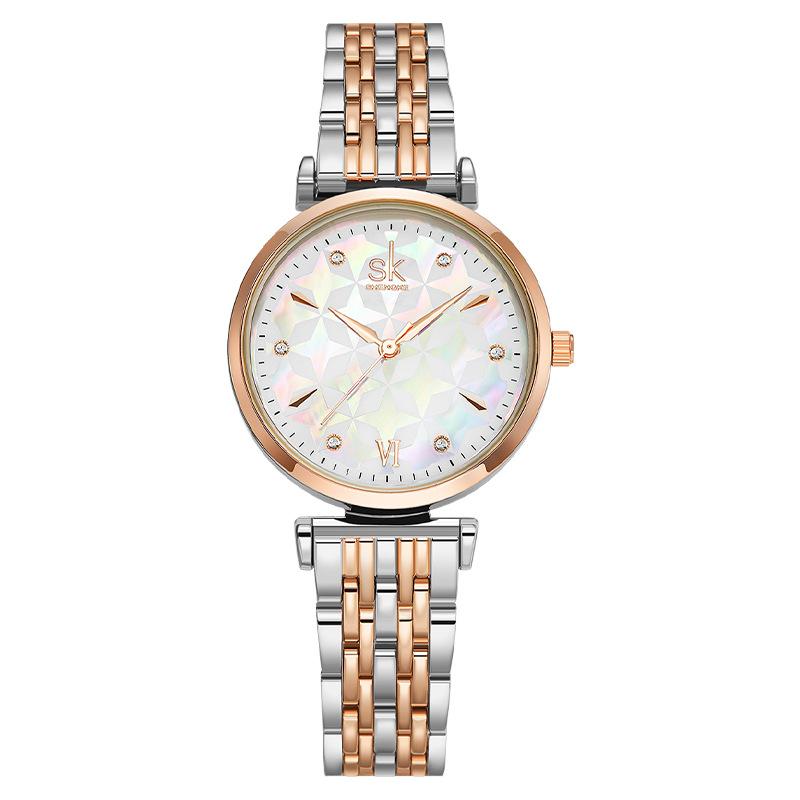 

Ladies Watch Female Feeling Watch Steel Belt Waterproof Guangzhou Watch Female Watch Watch 0136