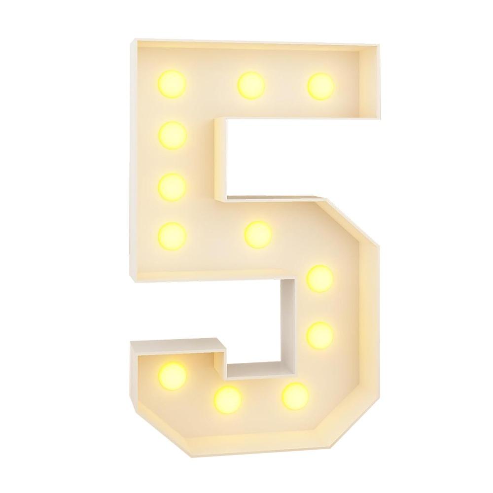 91cm LED Light Balloon Light Up Balloons Birthday Balloon Frame  Birthday Decoration