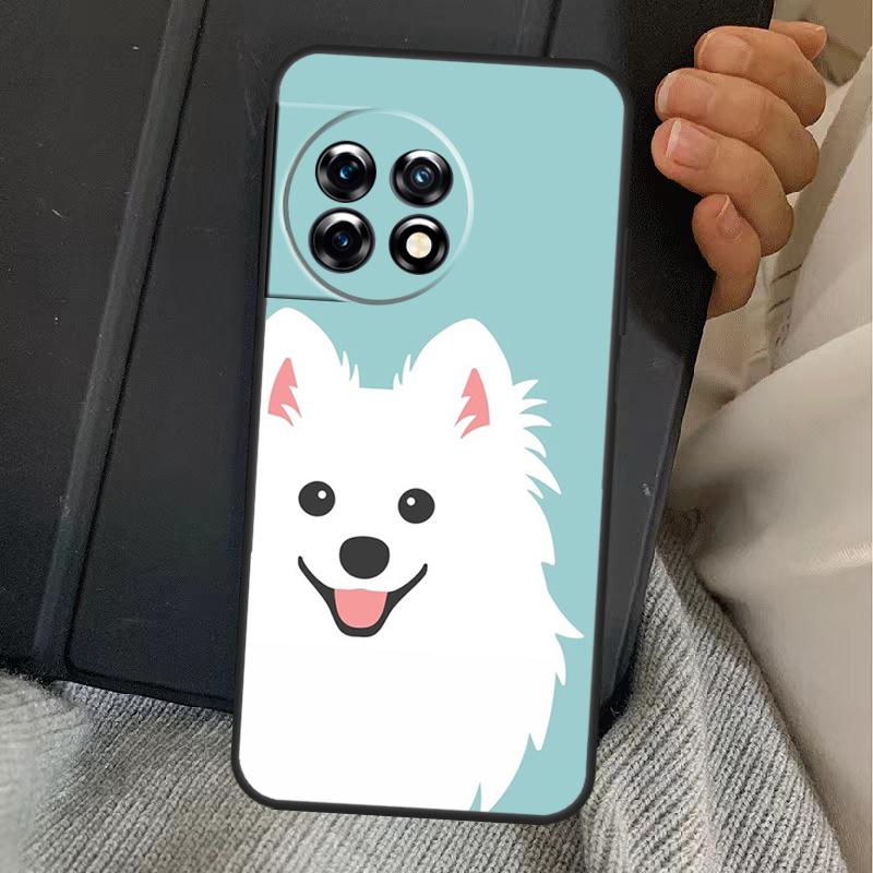 Japanese Spitz Dog Case For OnePlus 15 13 12 11 13R 13T 10T 10R 12R OnePlus Nord 5 CE 2 3 4 Lite N20 N30 Cover