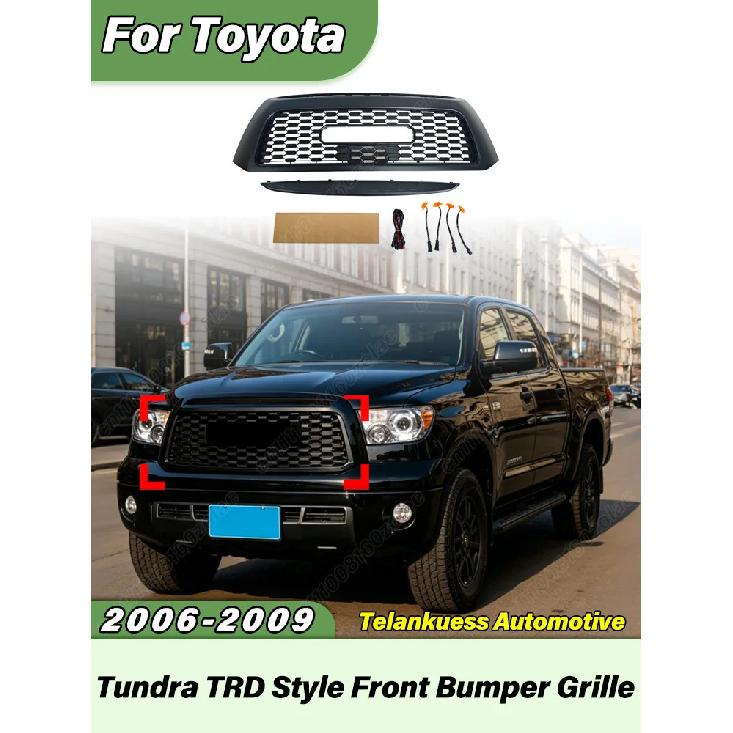 Pro Toyota Tundra 2006 2007 2008 2009 AUTO Styl TRD Přední nárazník Vstup vzduchu Mřížka Sportovní Závodní Kryt chladiče