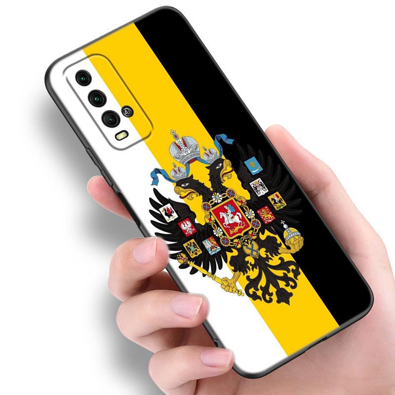Russia Russian Flags Emblem Phone Case For Xiaomi Redmi Note 5 6 9T K20 K40 K50 Pro 7A 8A 9A 9C 9i 10A 10C A1 S2 TPU Black Cover