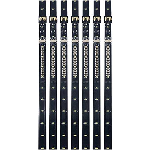 

Popondetta N Gauge LED Interior Lights with Energy Charger, Yellow-White, Type A, Narrow Width, 7-Pack, 1512, Model Railroad Supplies