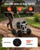 Hose Reel Cart, Hold Up to 300 ft of 5/8’’ Hose, Garden Water Hose Carts Mobile Tools with 4 Wheels, Heavy Duty Powder-coated Steel Outdoor Planting
