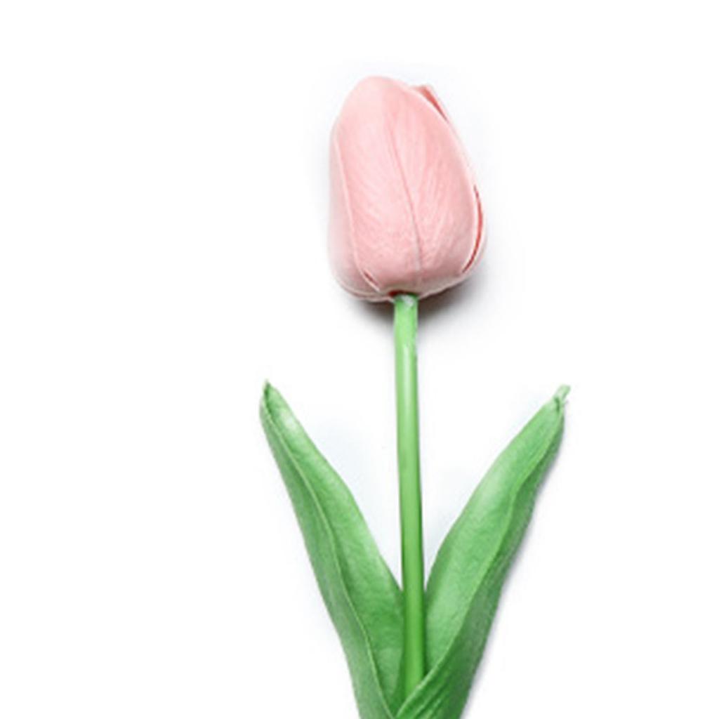 Artificial Tulip PU Realistic Fake Tulip for Home Decoration Wedding Floral Arrangement