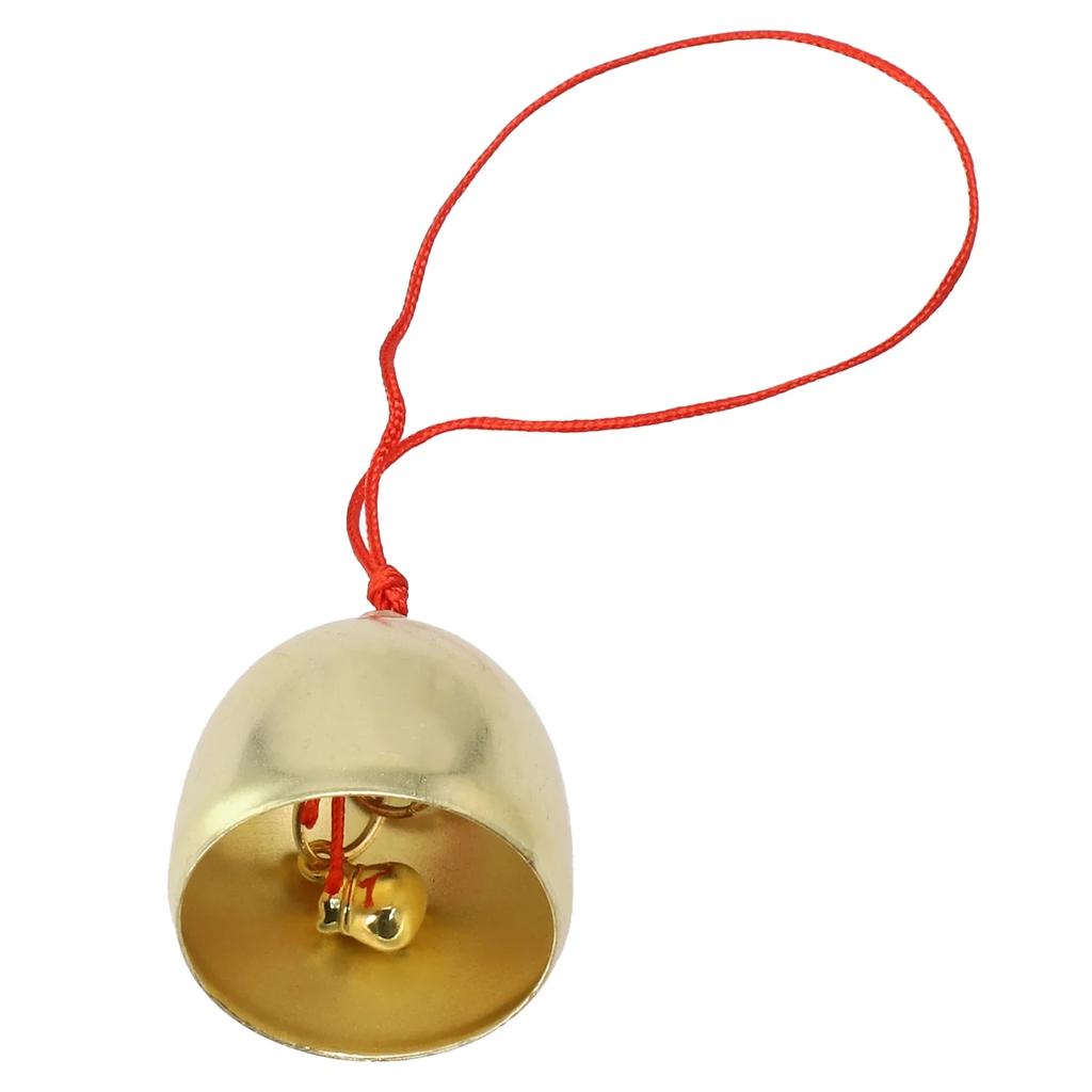 Bells Jingle Metal Christmas Pure Copper Bell Mini Cowbell Decorative Vintage Wind Chime Pendant Anti-Theft Door Bell Home Decor