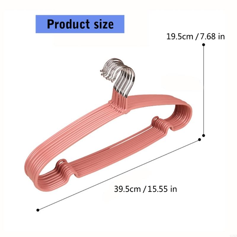 62KD Plastic Clothes Hangers Nonslip Shoulders Protect Clothes Storage Solution