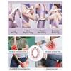 Ring-Beinclip-Rollenmassagegerät, Beinmassagegerät, Yoga-Fitnesshilfe, Bein-Schönheitsartefakt, 3 abnehmbare Teile