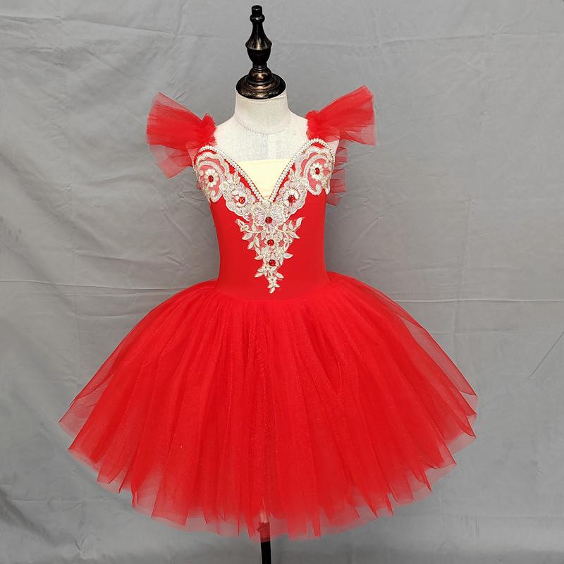 Costume da Balletto per Bambini: Gonna Performance Cigno Piccolo per Lezione di Danza - Edizione 1 Giugno