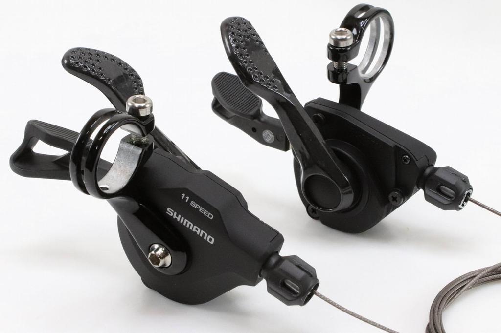 SHIMANO 105 2x11s přední dvojitá zadní 11rychlostní řadicí páka Rapidfire Plus a pravá černá SL-RS700 R/L (Levá sada)