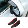 For Jeep Grand Cherokee 2014 2015 2016 2017 2018   Car Rear View Mirror Rain Eyebrow Sticker Accessories Frame Stick