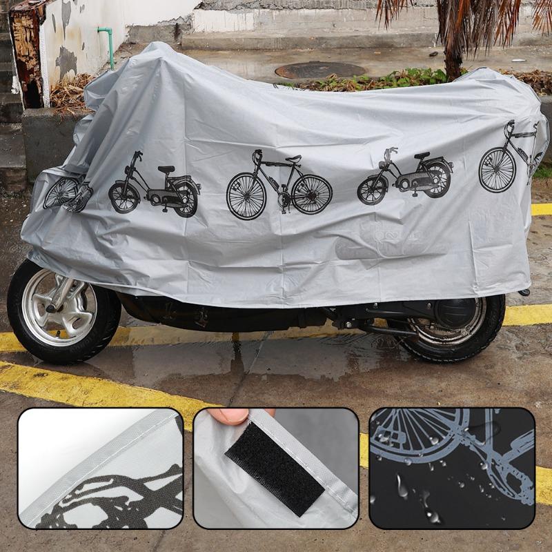 Summer Outdoor Universal Motorbike Waterproof Cover Four Seasons Snow Sunshade Rain Cover Bike Dustproof Accessories
