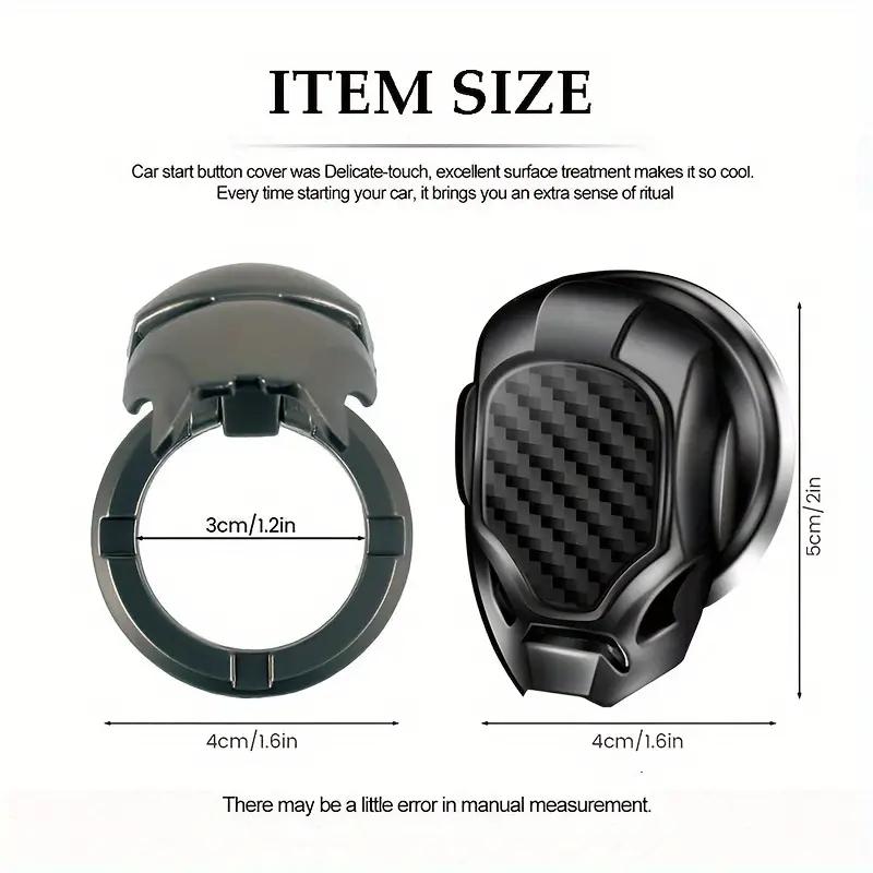 General Purpose Car Engine Ignition Switch Protective Cover Scratch Resistant Car Interior Design Car Product Accessories