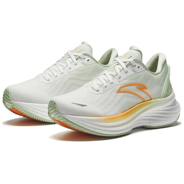 New Anta Shock Absorbers With Slip Resistant Features Low Top Casual Running Shoes Men's White Green 912515507-5