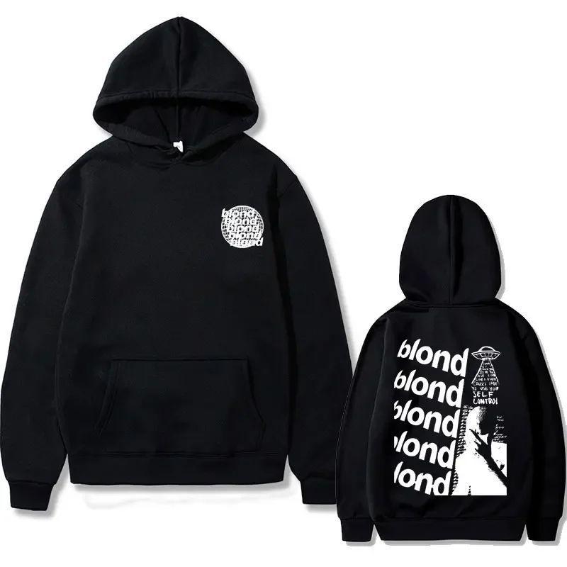 European Size Oversized Hoodie with Gold Rap Pattern