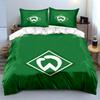 Green Bedding Set with Logo Bedding Duvet Cover Set Duvet Cover Pillowcases Home Decor (1 * Duvet Cover 2 * Pillowcases, without duvet insert)