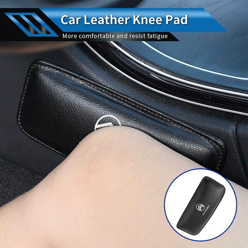 Car Knee Pad Armrest Mat Elbow Pillow Leg Support Cushion Accessories For Citroen C4 C3 C5 C1 C2 VTS Berlingo Celysee Xsara Pica