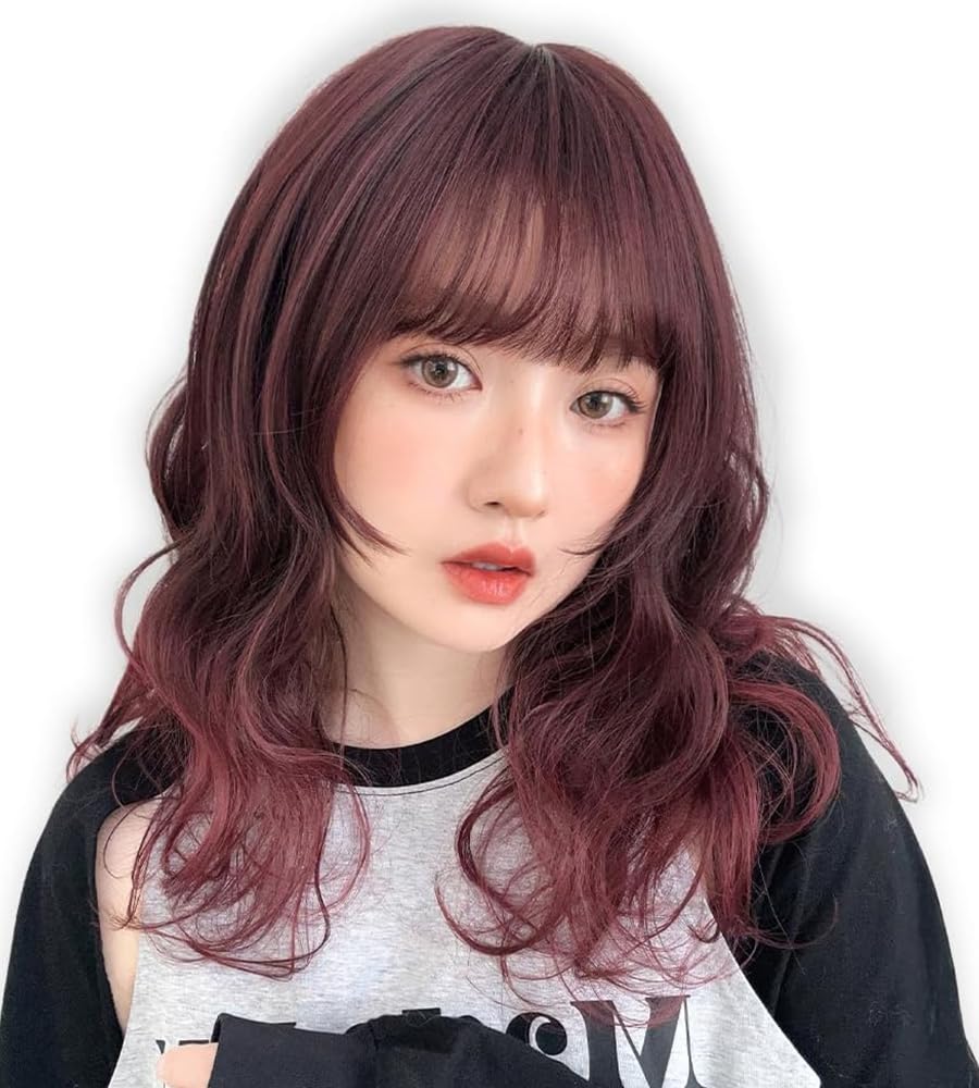 

Brightlara Women s Natural Full Wig, Semi-Long/Medium Length, Perm/Wave, hf1979-PTZ