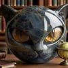 Halloween Themed Felines Resin Sculpture Desk Cats Ornamentation Perfect Gift Cats Enthusiasts and Festive Decors