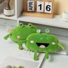 Mouth Frog Plush Pen Bag Ins Cute Large Capacity Stationery Student Desktop Storage Bag pencil pouch Storage bag