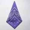 Trifong bandana purple paisley cotton 100% large cashew pattern 55cm x 55cm