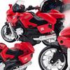 Oyuncak Motosiklet Işıklar Sesler Metal Kırmızı Motor Tahrik Çantalar