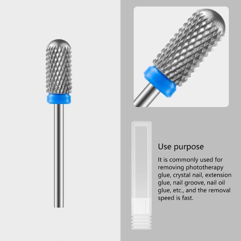 Nail Drill Bits,Steel Manicure Drill Bits Electric Pedicures Manicure Grinding Head for Nail Polishing,Nails Art Tools
