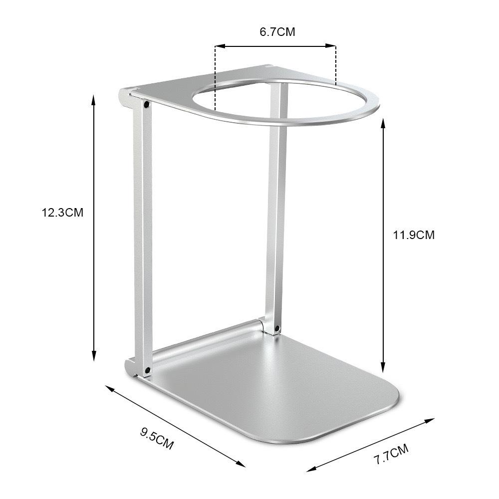 Aluminum Foldable Coffee Maker Stand - Portable, Lightweight, Multi-Model Accessories for Outdoor Use