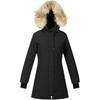 Lorette Series Fusion Fit Lorette Hooded Parka Women Outerwear Black 2090LA-61