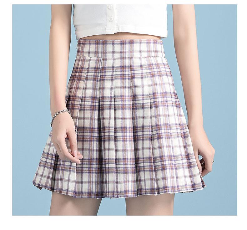 Plaid Japanese JK Pleated Skirt Fabric, Handmade DIY Scrunchie, Yarn-Dyed Polyester Scraps