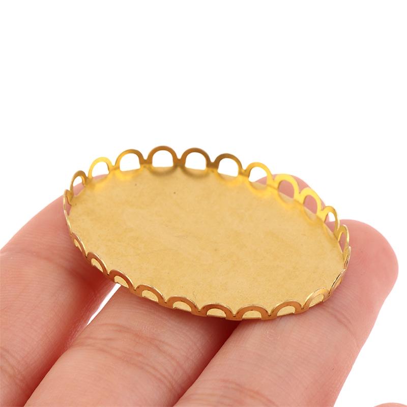 2Pcs Miniature Metal Tray Dollhouse Kitchen Furniture Decoration Accessories