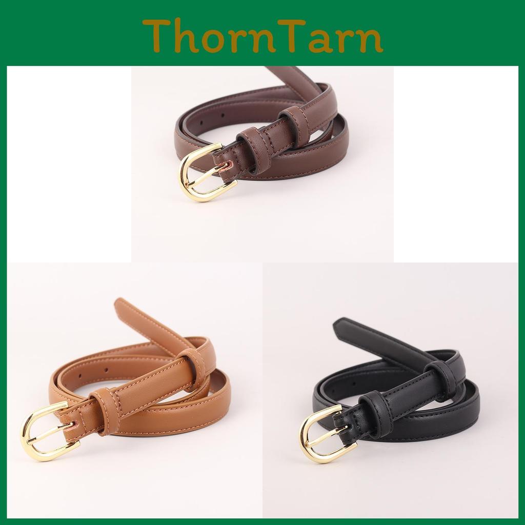 Genuine Leather Womens Casual Belt With Pin Buckle For Dresses And Pants Perfect For Spring 2026