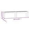 VidaXL Banc de jardin à 2 places 203,5x44x45 cm bois massif de douglas 824023