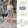 Little White Shoes Women's 2025 Summer New Mesh Breathable Muffin Shoes Casual Versatile Board Shoes Fashion Women's Shoes