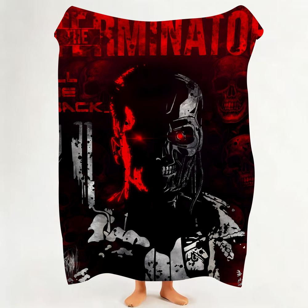 

Movie T The T Terminator Flannel Blanket Suitable for Sofa Living Room Bedroom 75cmx90cm