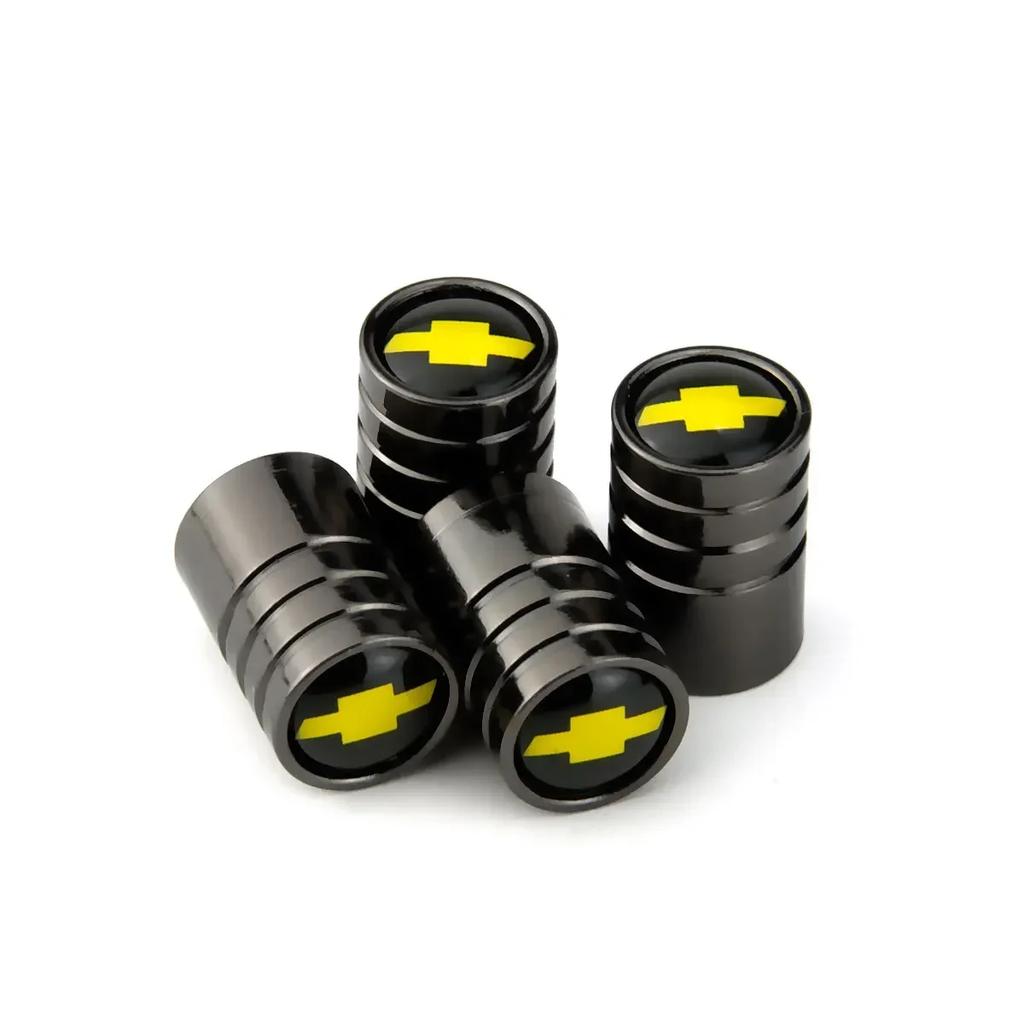 4pcs for Chevrolet Aveo Cruze Malibu Spark Lova Orlando Captiva Optra Trax Alloy Tire Decorative Covers Car Wheel Valve Cap