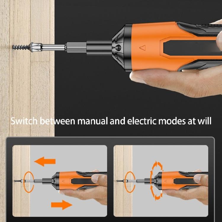 300g Lightweight Handheld Electric Screwdriver 3.7V Rechargeable Battery Reverse Switches Fit for Precise Assembly Tasks