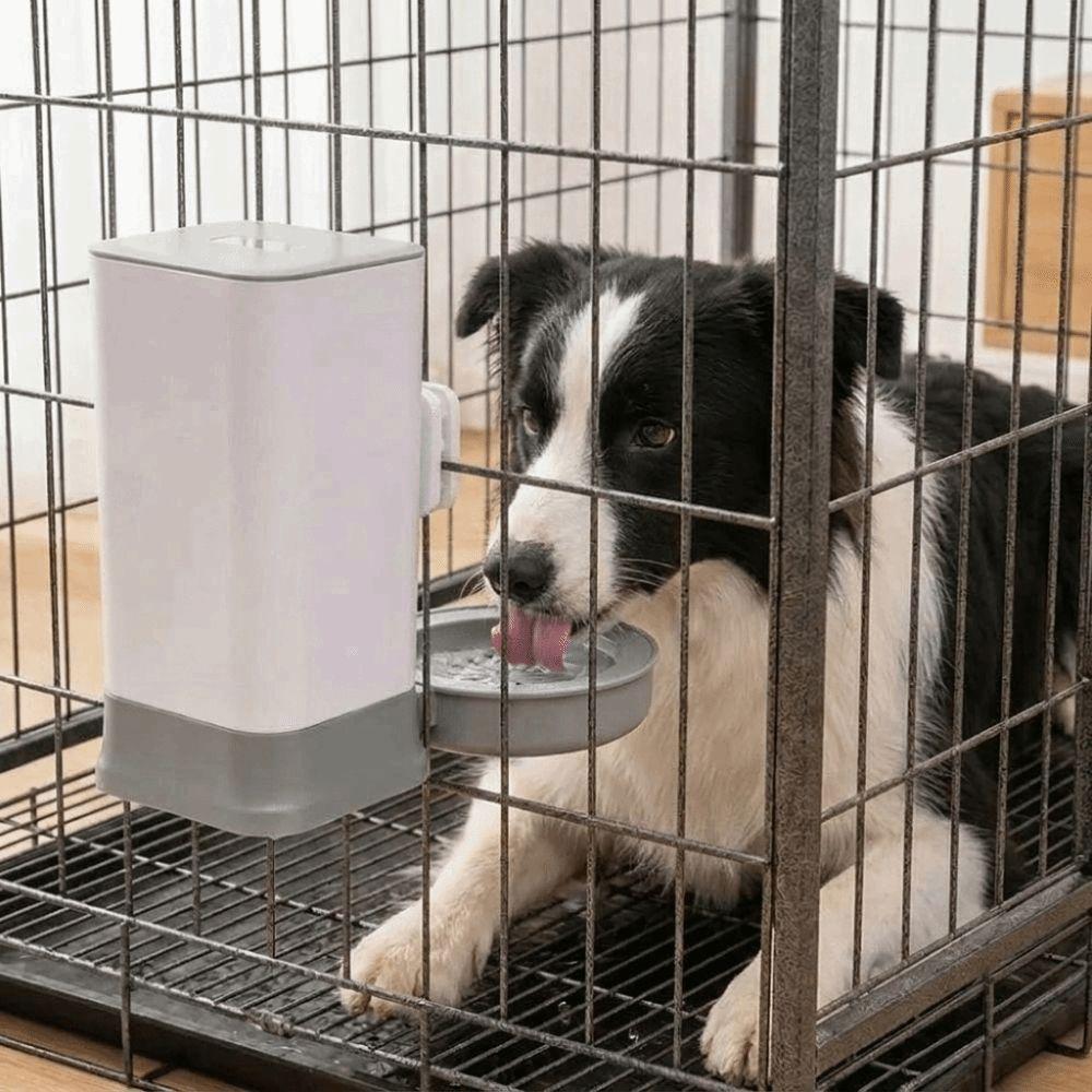 Leak-Proof Dog Water Dispenser Large Capacity Hanging Crate Water Bowl Dog Cage