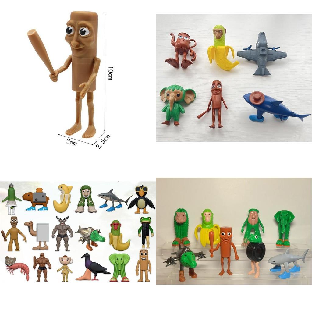 Tungtung Tung Sahur Tralalero Tralala Pvc Figurines Toy Parody Doll Models Game