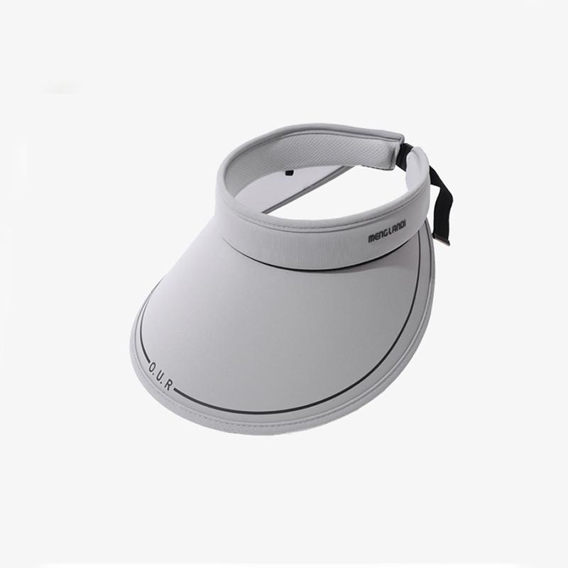 2024 Spring Summer Outdoor Sun Protection Ponytail Wide Brim Hat Korean New Ice Silk Sun Hat