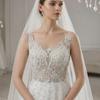 European Style Beaded Sequins Lace Patch White Wedding Dress Applique  Wedding Dress