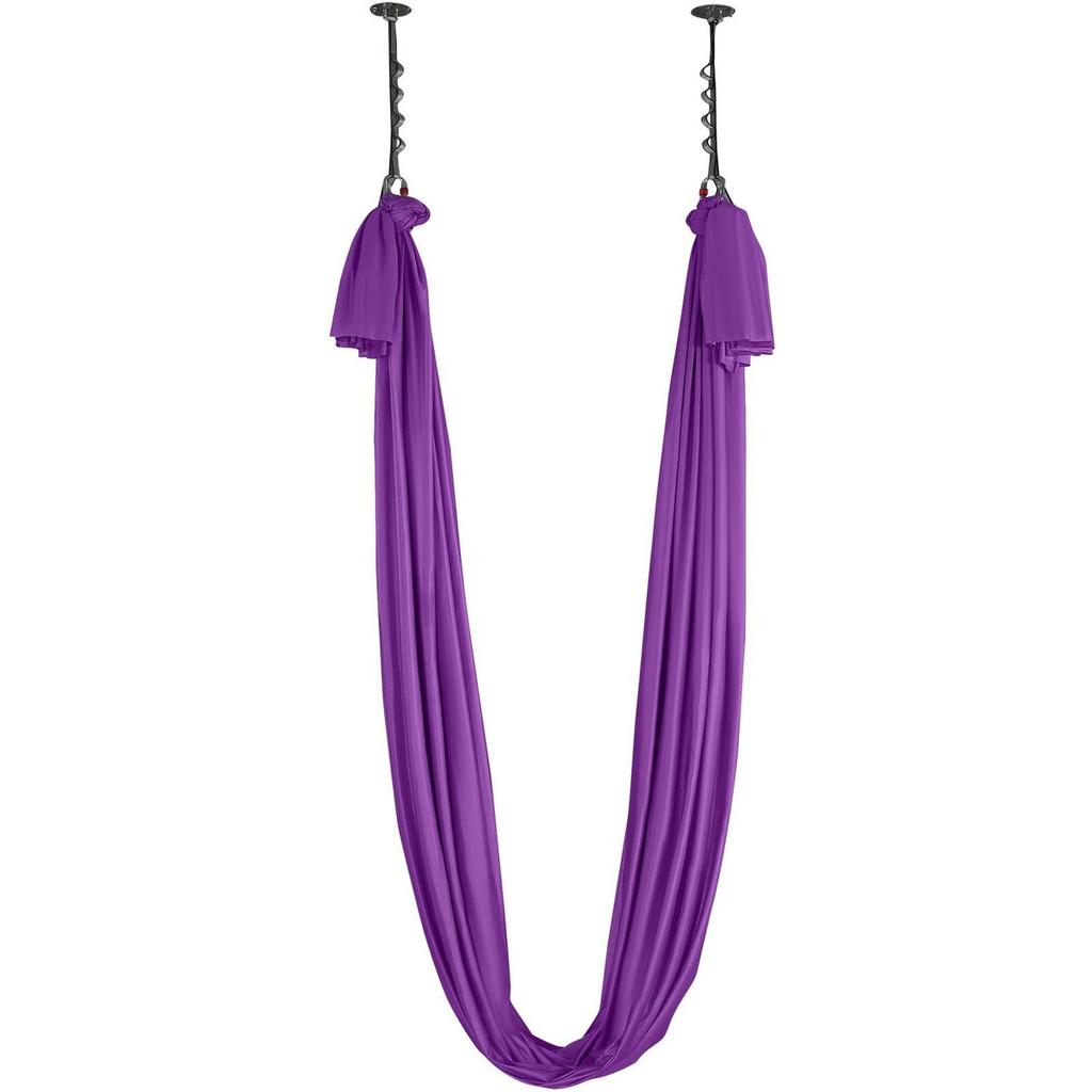 Aerial Silk & Yoga Swing, 8.7 Yards, Aerial Yoga Hammock Kit with 100gsm Nylon Fabric, Full Rigging Hardware & Easy Set-up Guide, Antigravity Flying