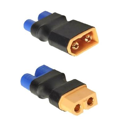 6 Stück Legierung XT60 zu EC5 Adapter Sichere Stecker Design Kein Schweißen Erforderlich Ausrüstung