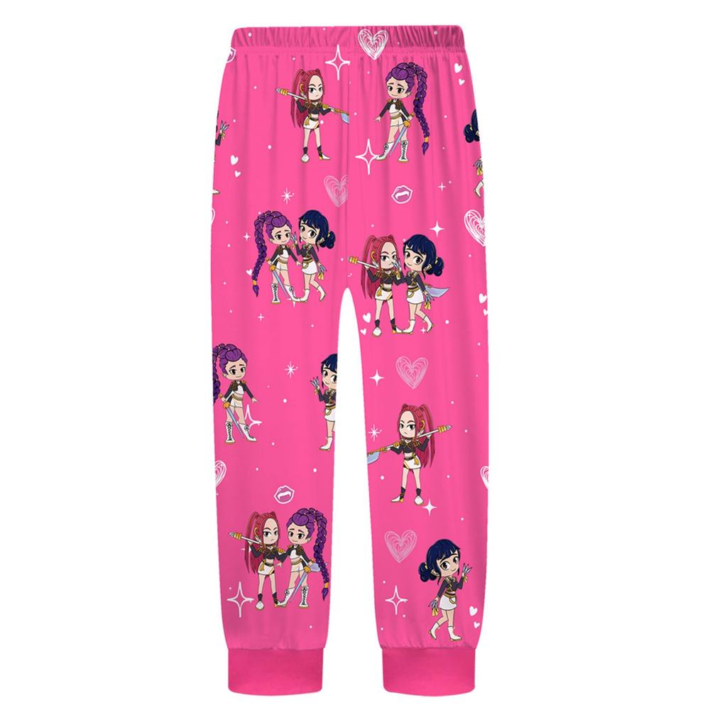 Children's Witch  Girls Printed Suit Long Sleeve Pants Suit