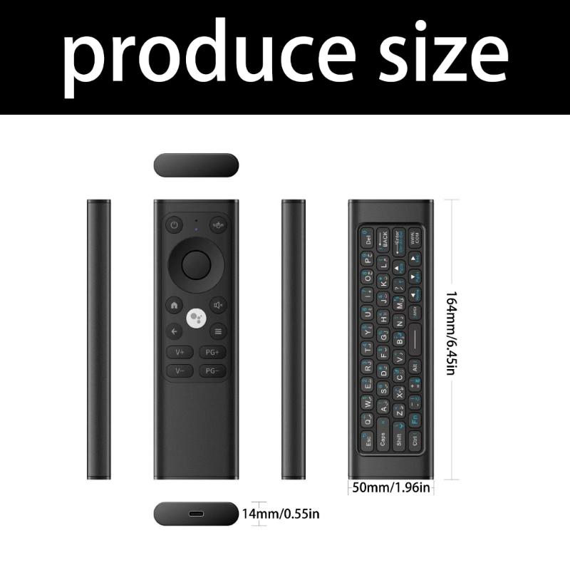 Rechargeable Air Voice Mouse Intelligent Controller with Learning and Motion Sensing for Multiple Device Compatibility